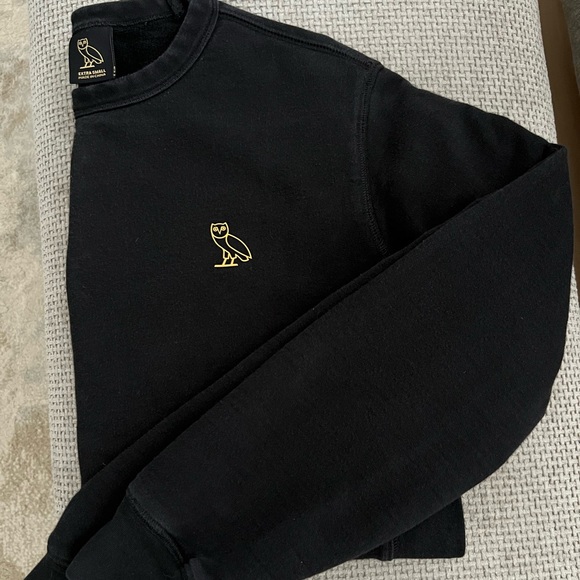 OVO (October’s very own) black crew neck - size XS Women’s 🥷 - Picture 1 of 4